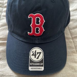 BOSTON RED SOX '47 CLEAN UP Blue Baseball Hat | Adult OS Adjustable | NWT